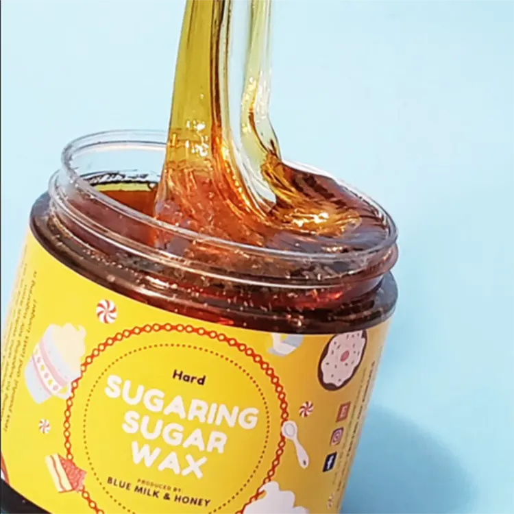 100% ธรรมชาติ Sugaring ร่างกายแว็กซ์กำจัดขนน้ำตาลวาง300กรัมกำจัดขนเจลน้ำตาลขี้ผึ้ง