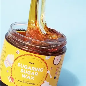 100% Natural Sugaring tubuh Waxing pasta gula depilator 400g 800g penghilang rambut Gel lilin gula