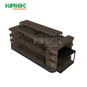 Exhibidor Eléctrico Ecológico Moderno de Madera y Acero Inoxidable para Tiendas de Conveniencia - Highbright HBE-SR-WX002 - Product Image 3