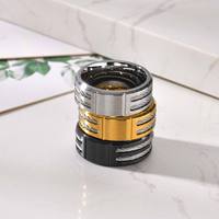 Benutzer definierte Herren Ring personal isierte 9MM Edelstahl Weiya Kompass Ring Zubehör für Herren