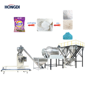 Línea de Envasado de Acero Inoxidable HONGDI a Precio de Fábrica, Transporte Automático, Mezcla de Fertilizantes, Alimentos, Harina, Industria Alimentaria, Capacidad 120 - Product Image 1