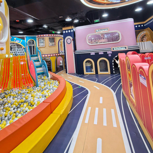 Parque Infantil Interior con Temática Morandi, Nuevo Producto, <span class=keywords><strong>Castillo</strong></span> Inflable con Piscina de Pelotas y Trampolín de Espuma para FEC - Product Image 2