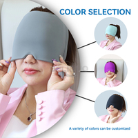 Bandeau réutilisable en gel pour soulager les migraines, compresse froide élastique en Lycra pour les maux de tête de tension, la pression sinusale et la thérapie du stress