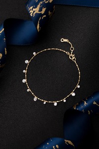 Bracelet chaîne en or blanc massif 18 carats de luxe avec diamant de laboratoire taille cœur de 0,94 ct |   Chaîne avec diamant de laboratoire taille cœur - Product Image 4