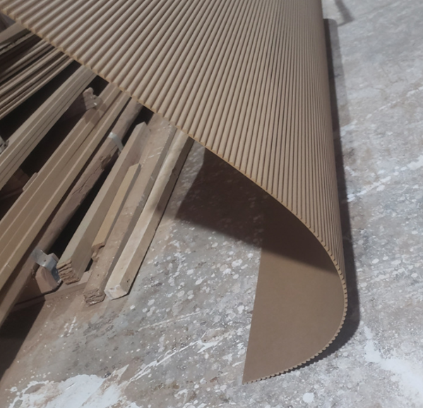 Paneles flexibles de Mdf para gabinete, tabla curva de madera