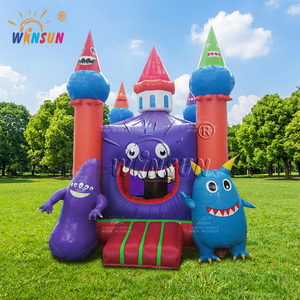 WINSUN Castillo Inflable Comercial para Niños al Aire Libre, Trampolín Inflable de PVC con Diseño de Monstruito - Product Image 1