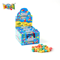 Skittle-s Sour Candy 0,6 ounce 24*17g zak bulk in displaydoos gemengde fruitige smaken kauwgom snoepjes (verpakking van 24)