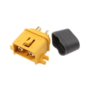 Amass XT60L-F/M Copper Power Entry Module <b>Locking</b> Lever Connector Set Wires 20A-40A Secure Plug for Vibration-Prone RC Models - Product Image 2