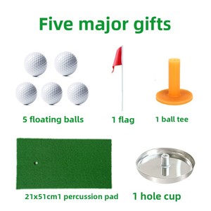 Tapis de putting de <span class=keywords><strong>golf</strong></span> pour entraînement, flottant, pliable, <span class=keywords><strong>mini</strong></span>, pour l'entraînement au putting sur surface verte, avec logo personnalisé, pour l'extérieur et l'entraînement au swing - Product Image 3
