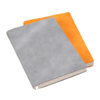 Produit promotionnel de vente chaude couverture en cuir souple motif en peau de mouton papeterie d'affaires A6/A5/B5 taille cahier de bureau