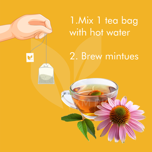 Infusión refrescante natural <span class=keywords><strong>para</strong></span> el bienestar diario y la relajación Té de hierbas de cúrcuma de <span class=keywords><strong>jengibre</strong></span> - Product Image 6