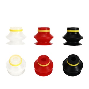 HOFUJNG VB30 Corrugated <b>Silicone</b> Suction Cup VB Series Custom <b>Rubber</b> with Screw Vacuum Suction Cups - Product Image 4