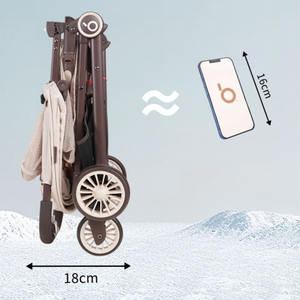 ベビーカーベビーカー子供旅行用軽量簡単折りたたみ簡単持ち運び可能 - Product Image 5