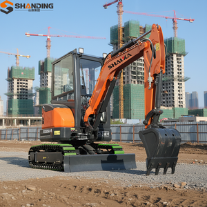 Venta a bajo precio: Mini excavadora agrícola SHANDING de 2.5t, excavadora compacta con certificación CE, EPA y EURO 5, mini excavadora económica, mini pelle. - Product Image 3