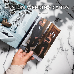 Brochures d'invitation de <span class=keywords><strong>mariage</strong></span> personnalisées professionnelles, impression trifold, livrets, magazines, livres, pour petites entreprises, papier couché - Product Image 2