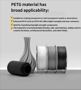 PETG+GF10 Black <b>White</b> 3D <b>Printer</b> Filament 1.75mm Printing Temperature 220° - Product Image 5