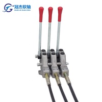 Levier de commande hydraulique en acier GJ1134 avec câble de 2 m et valve 3P40 pour le contrôle à distance des axes