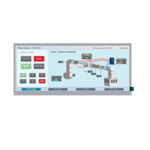 Pantalla ODM de 9.4 pulgadas de alto brillo, 1024x400 IPS, pantalla LCD TFT TTL de 800-1500 nits, adecuada para pantallas de navegación automotriz. - Product Image 1