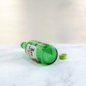Botella de Soju de 360 ml del Fabricante, Precio de Fábrica Más <span class=keywords><strong>Barato</strong></span>, Botella de Vidrio para Soju de Calidad al por Mayor, Botella de Soju Coreana Verde - Product Image 5