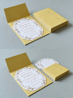 Carte d'invitation de mariage personnalisée, carte de vœux, enveloppe, cartes, papier fantaisie, impression numérique, gaufrage, dépliant plié, logo personnalisé