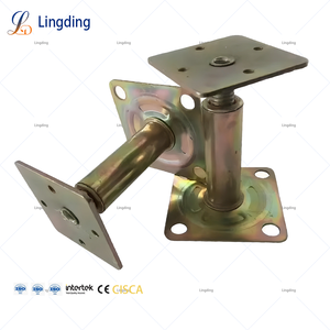 Système de plancher surélevé commercial de Base de piédestal en acier à installation rapide de Lingding pour le plancher de réseau d'OA d'hôtel d'immeuble de bureaux - Product Image 2