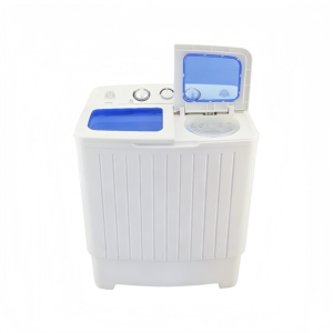 Semi Auto Electric Portable Mini Twin Tub Washer For Household & Hotel Use High Efficiency