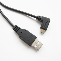 Oem Kabel Data Mikro Usb Tipe B, Kabel Data Mikro USB Sudut Kanan Android V8 5 Pin B 3M 90 Derajat