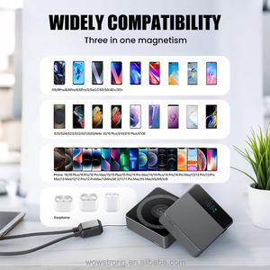 ที่ชาร์จแม่เหล็กไร้สายขนาด5000มิลลิแอมป์<span class=keywords><strong>ต</strong></span>่อชั่วโมงสำหรับนาฬิกา iPhone <span class=keywords><strong>airpods</strong></span> มีสาย C ถึง C - Product Image 2