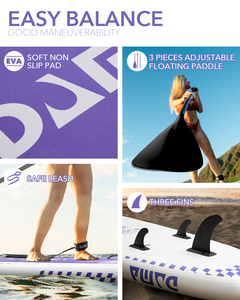 New Design Paddle Board High-Stability 11'*34"*6" Ocean Surfing <b>Inflatable</b> Stand up SUP With Accessories DM23 Long-lasting Quali - Product Image 5