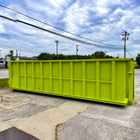 Meilleures ventes : Conteneur à benne basculante de 15,40 mètres cubes pour la collecte des déchets de construction en Australie, de qualité supérieure