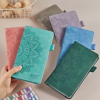 Agenda de poche DAY 2027, planificateur hebdomadaire et mensuel, carnet de style mandala