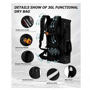 Muestra gratis BSCI Fabricación Venta caliente Deportes al aire libre Gran capacidad Durable Mochila impermeable para kayak Pesca - Product Image 2