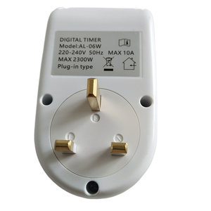Interruptor de Control de Tiempo con Pantalla Digital Al-06w, Enchufable, Pantalla LCD, Calibre Británico <span class=keywords><strong>R</strong></span> - Product Image 2