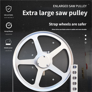 Industrial Bone <strong>Saw</strong> Machine | Heavy Duty Meat <strong>Band</strong> <strong>Saw</strong> For Frozen Beef &amp; Pork Stainless Steel Bone Cutter For Food Processing - Product Image 4