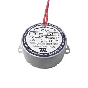 AC Motor TH-50 12V 2-2.4 Vòng/phút 4W 50/60HZ CW Hight 24 Mm Class F Cho Điều Hòa Không Khí