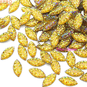 7*15Mm Ngựa Mắt Hình Dạng AB Nhựa Thạch Đính Đá Và Pha Lê Đá Quý Flatback Cho Trang Phục Thủ Công Mỹ Nghệ Giày/Túi Phụ Kiện - Product Image 5