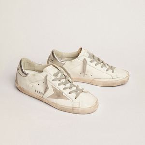 Chaussures de skate unisexes plates en cuir de vache vieilli de style rétro de qualité supérieure, chaussures de sport décontractées et tendance - Product Image 6