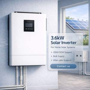 3.6KW 24V Hybrid <b>Solar</b> <b>Inverter</b> 240V AC Single Phase 1 MPPT 500V PV Input LCD Lead Acid Lithium Inversor <b>Solar</b> Hibrido - Product Image 1