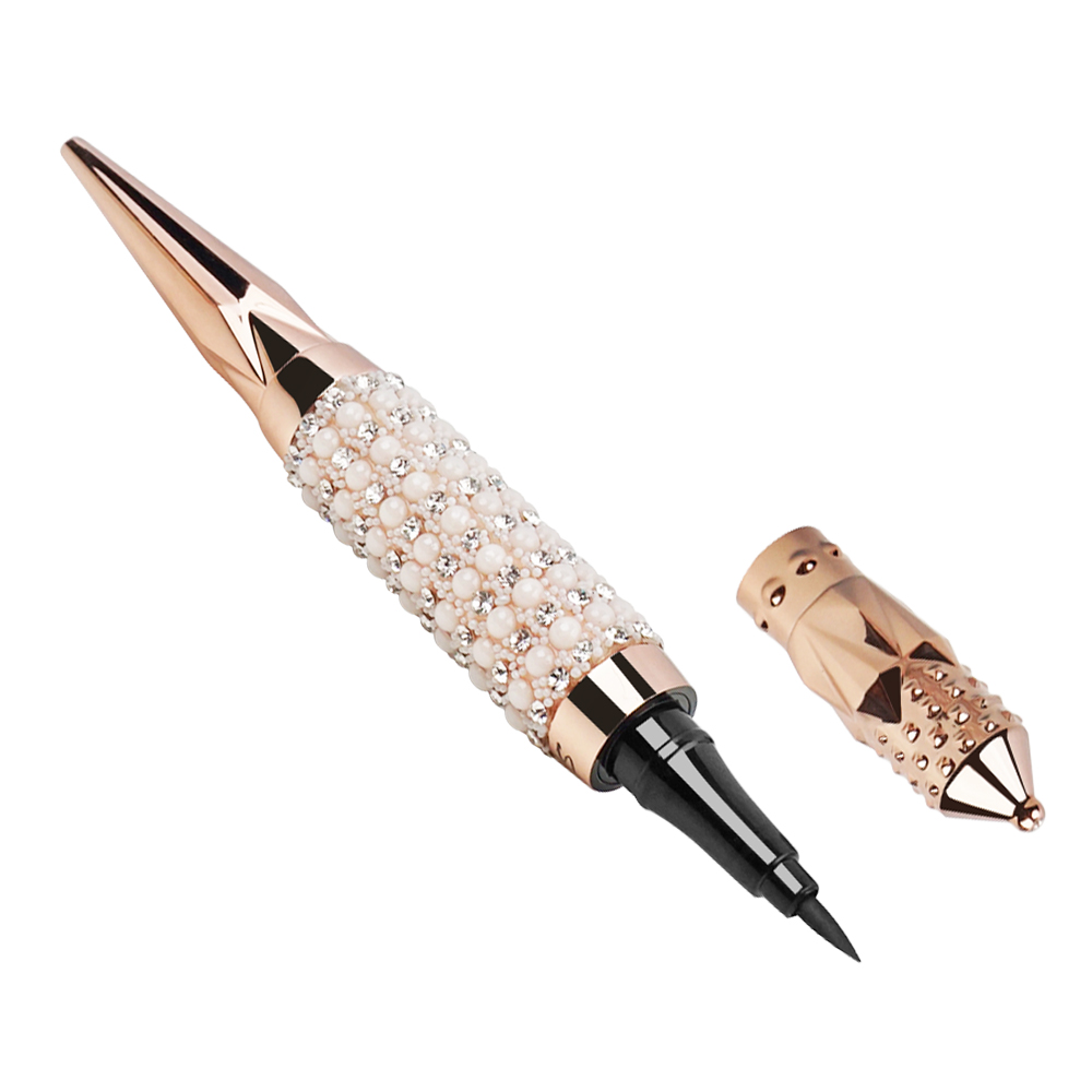 Самоклеящаяся Волшебная подводка для ресниц ручка для клея немагнитная без клея Алмазная блестящая жидкая подводка для глаз водостойкая долговечная