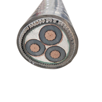 3-adriges Kupfer XLPE PVC 25mm 50 mm2 70 mm2 90mm gepanzerte Erdung Unterirdischer Glimmer Feuer beständiges XLPE-Stromkabel