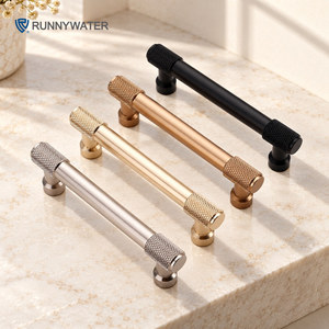 Knurled T Bar Pull Aluminum Alloy Kitchen Cabinet Handle 4518 - Product Image 1