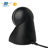 DP8501M Escáner de código de barras de escritorio de detección automática omnidireccional 2D de alta velocidad para supermercado y biblioteca en stock