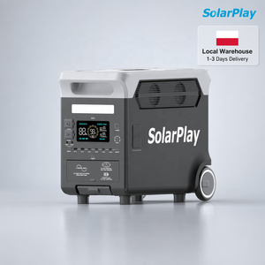Generador <span class=keywords><strong>Solar</strong></span> Solarplay de 3840 Wh LiFePO4, Estación de Energía Portátil de 3600 W, Stock Local en Alemania, Envío Rápido, Batería de Emergencia - Product Image 1