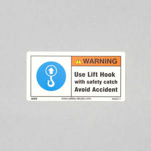 Etiqueta Adhesiva de Seguridad Industrial para Grúas y Elevadores, con Instrucciones de Uso, Evita Accidentes, Resistente al Agua, Acabado Mate - Product Image 4