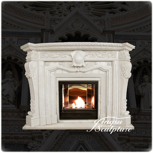 Diseño Popular artificial blanco <span class=keywords><strong>chimenea</strong></span> de mármol precio - Product Image 4