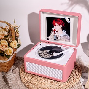 Reproductor de audio M530i Retro de 5W, <span class=keywords><strong>CD</strong></span>/DVD/VCD portátil, AUX, <span class=keywords><strong>Radio</strong></span> FM, regalo creativo de cine en casa para ordenador, álbum de teléfono móvil - Product Image 2