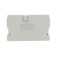 Plaque de finition D-ST10 pour bornier à ressort ST10, plaque latérale d'isolation et de protection pour rail DIN, accessoire