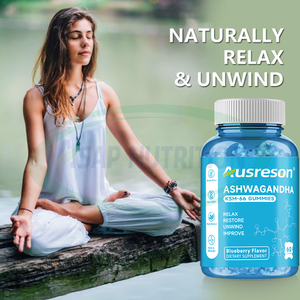 Areson ashwagandha לחלץ gummies מבוגרים 1500 מ "ג שינה טובה מרגיעה חומר גלם Ksm-66 ashwagandha gummies - Product Image 6