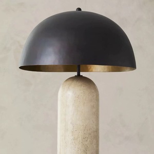 Lampe de chevet <span class=keywords><strong>d</strong></span>'hôtel en <span class=keywords><strong>pierre</strong></span> de grotte jaune, style Wabi-sabi, simple, vintage, design, modèle champignon, lampe de table basse artistique - Product Image 3