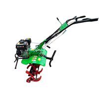 200cc 5-12HP 4-Tak Mesin Pengolah Tanah Bensin Manual PTO Motor Listrik Penggerak Gigi untuk Penyiangan Pertanian-Multifungsi
